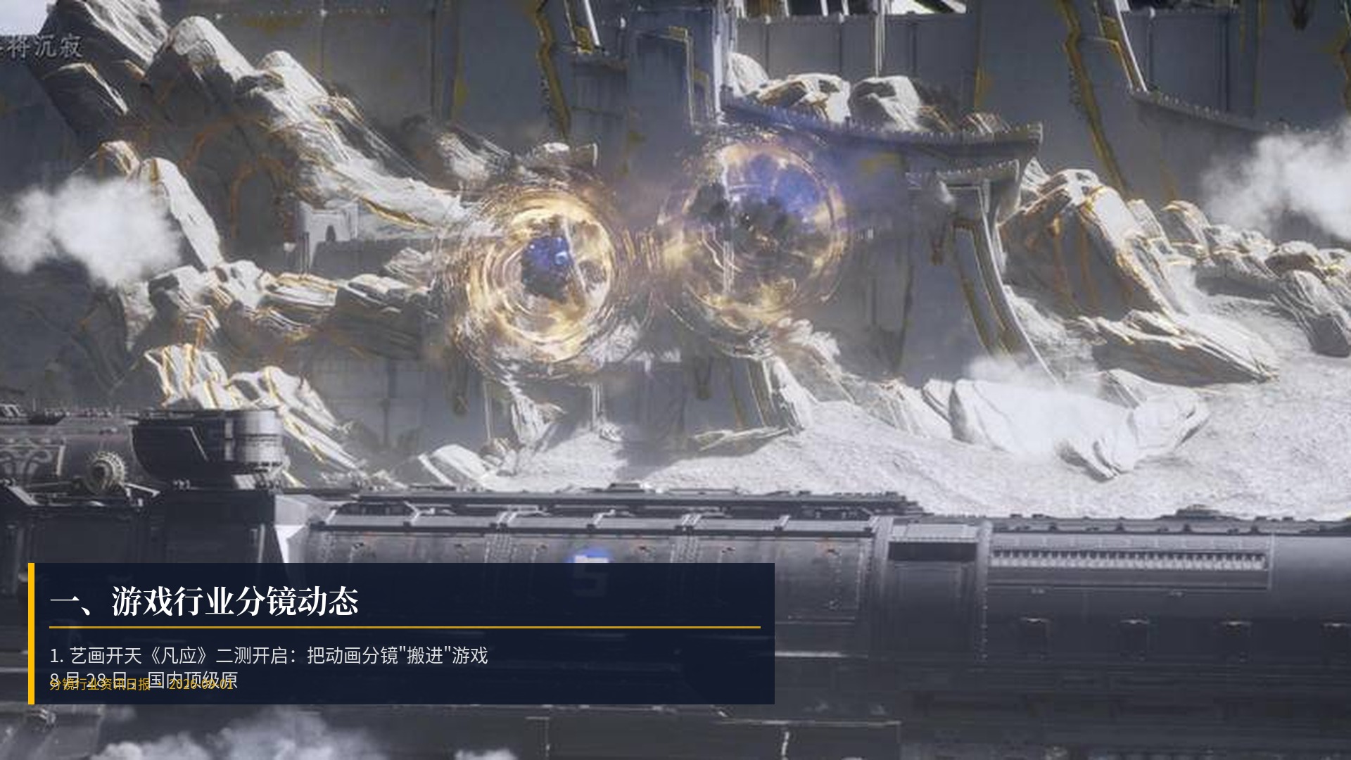 🎮 一、游戏行业分镜动态