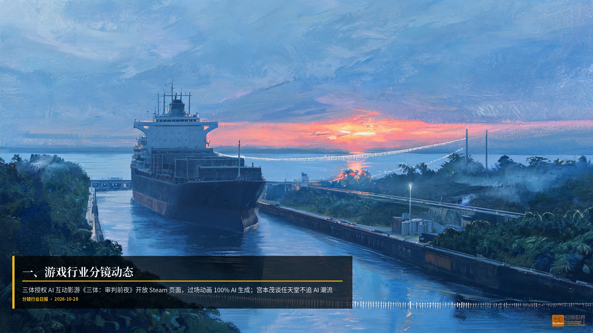 一、游戏行业分镜动态