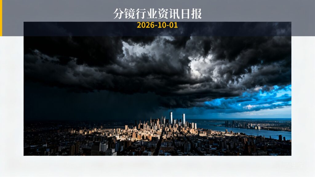 分镜行业资讯日报 | 2026年10月1日