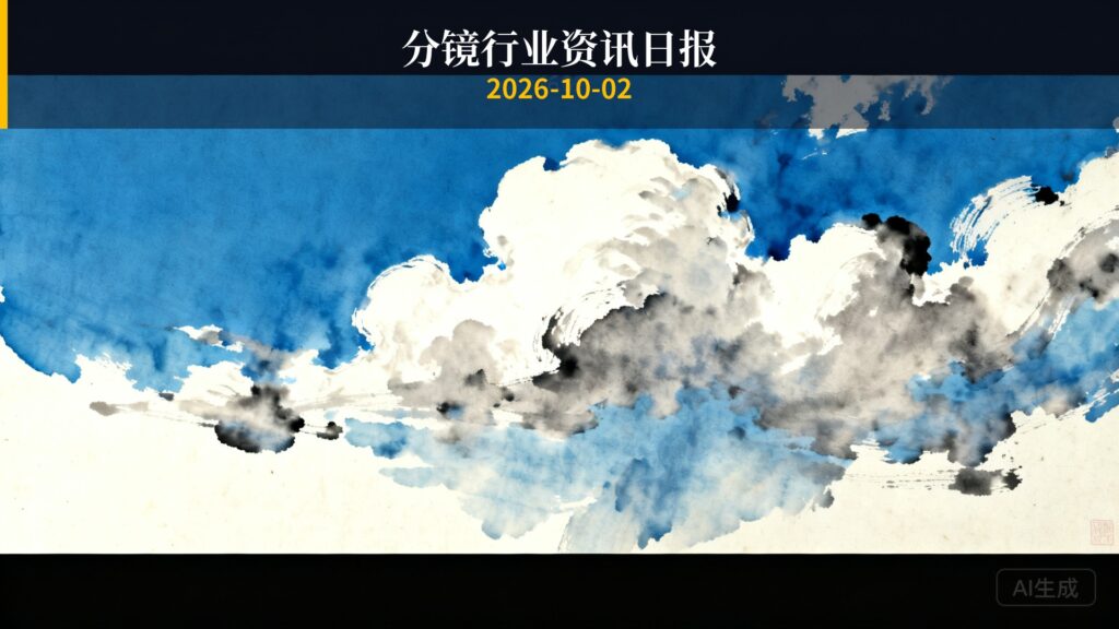 分镜行业资讯日报 | 2026年10月2日
