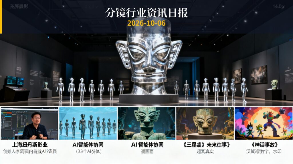 分镜行业资讯日报 | 2026年10月6日