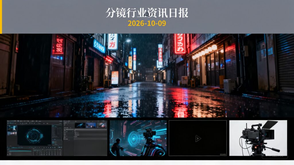 分镜行业资讯日报 | 2026年10月9日