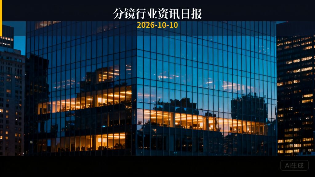 分镜行业资讯日报 | 2026年10月10日