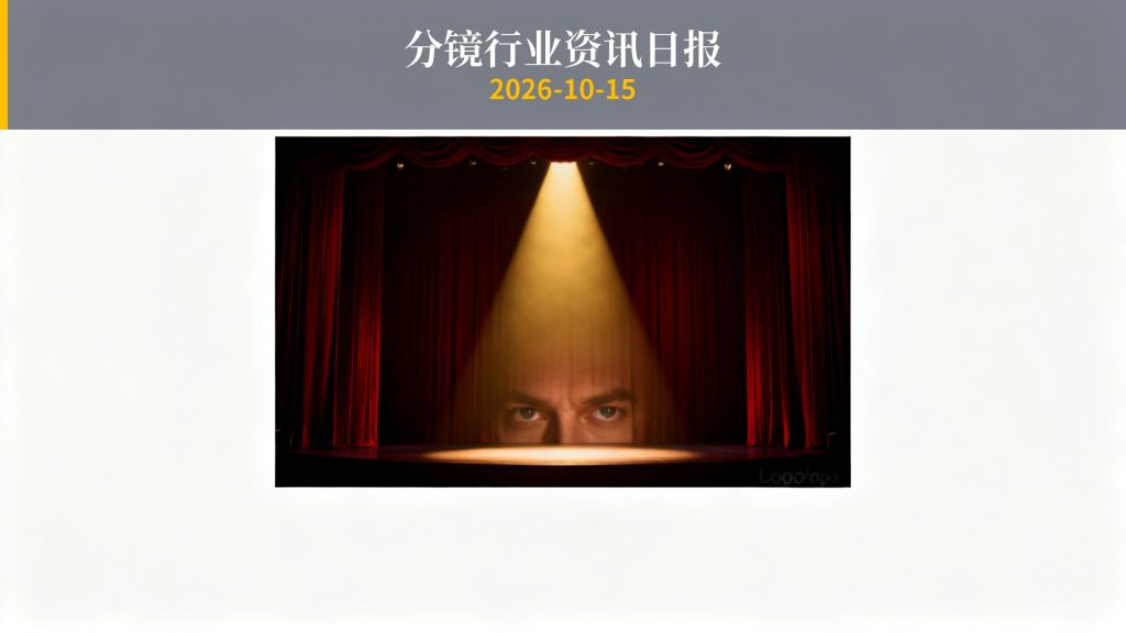 分镜行业资讯日报 | 2026年10月15日